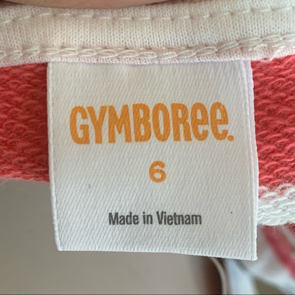 NWT GYMBOREE “Kitty In Pink” Cotton Knit Striped Dress Short Sleeves Casual Sz 6 - Picture 2 of 15